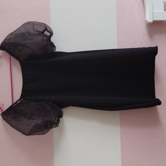 Black Mini Dress - Picture 3 of 6